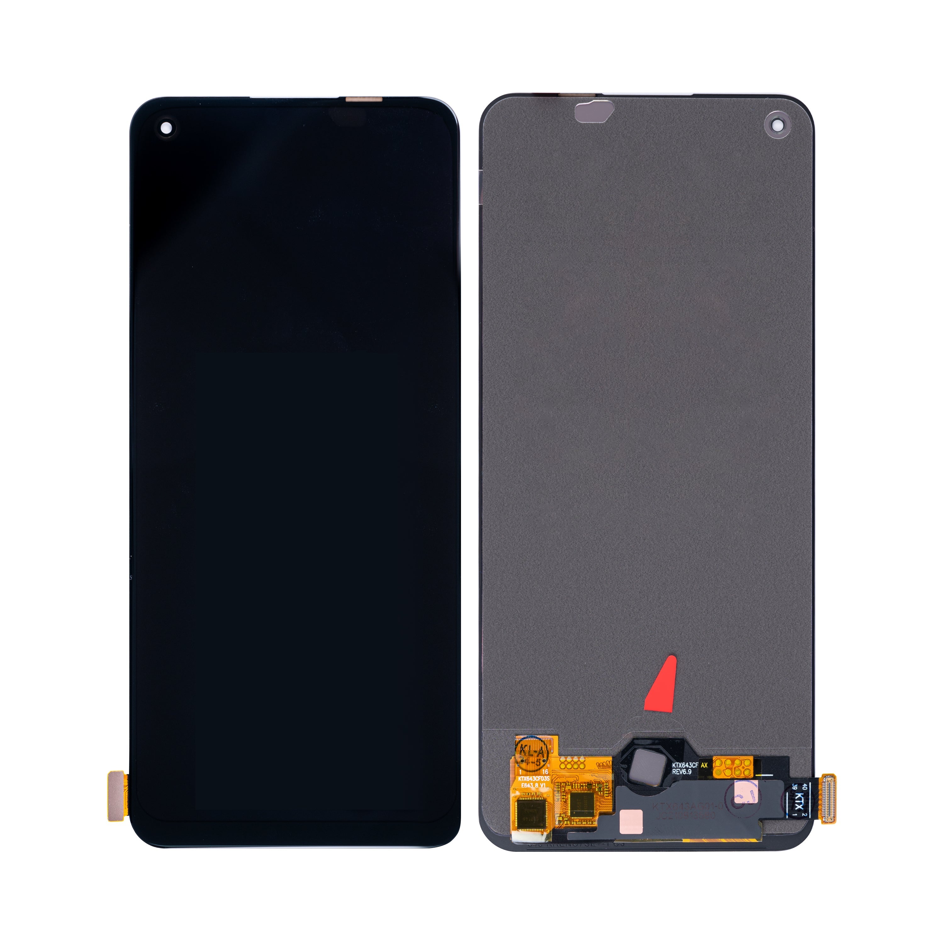 شاشة عرض و ديجتايزر ريلمي 10 4G. 11 4G بدون إطار أسود OEM