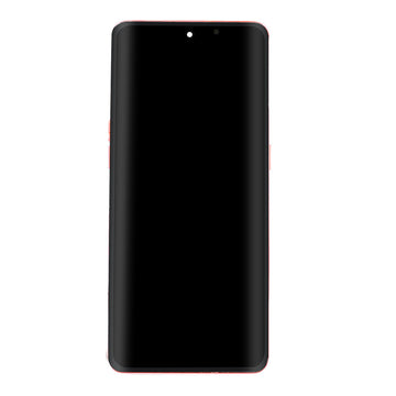 Ecrã e Digitalizador Oppo Reno9 com Moldura Vermelho OEM