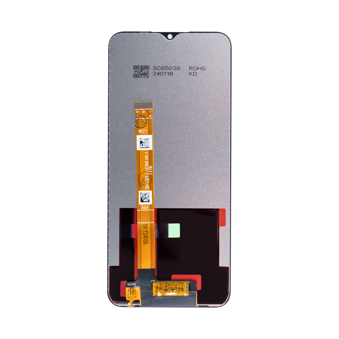 Realme C21Y. C25Y Display And Digitizer Without Frame Black OEM
