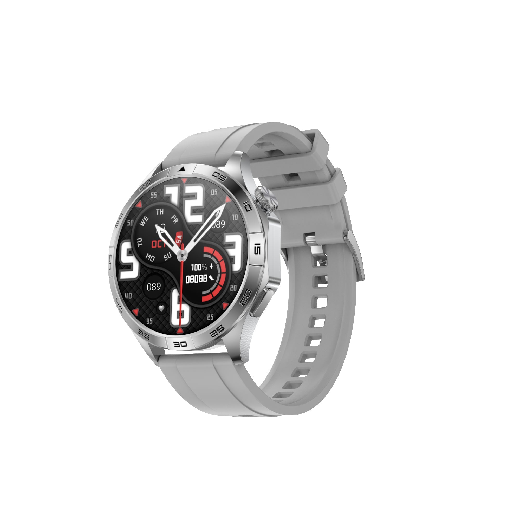 DTNO 1 DT5 Mate Smartwatch Amoled Prateado
