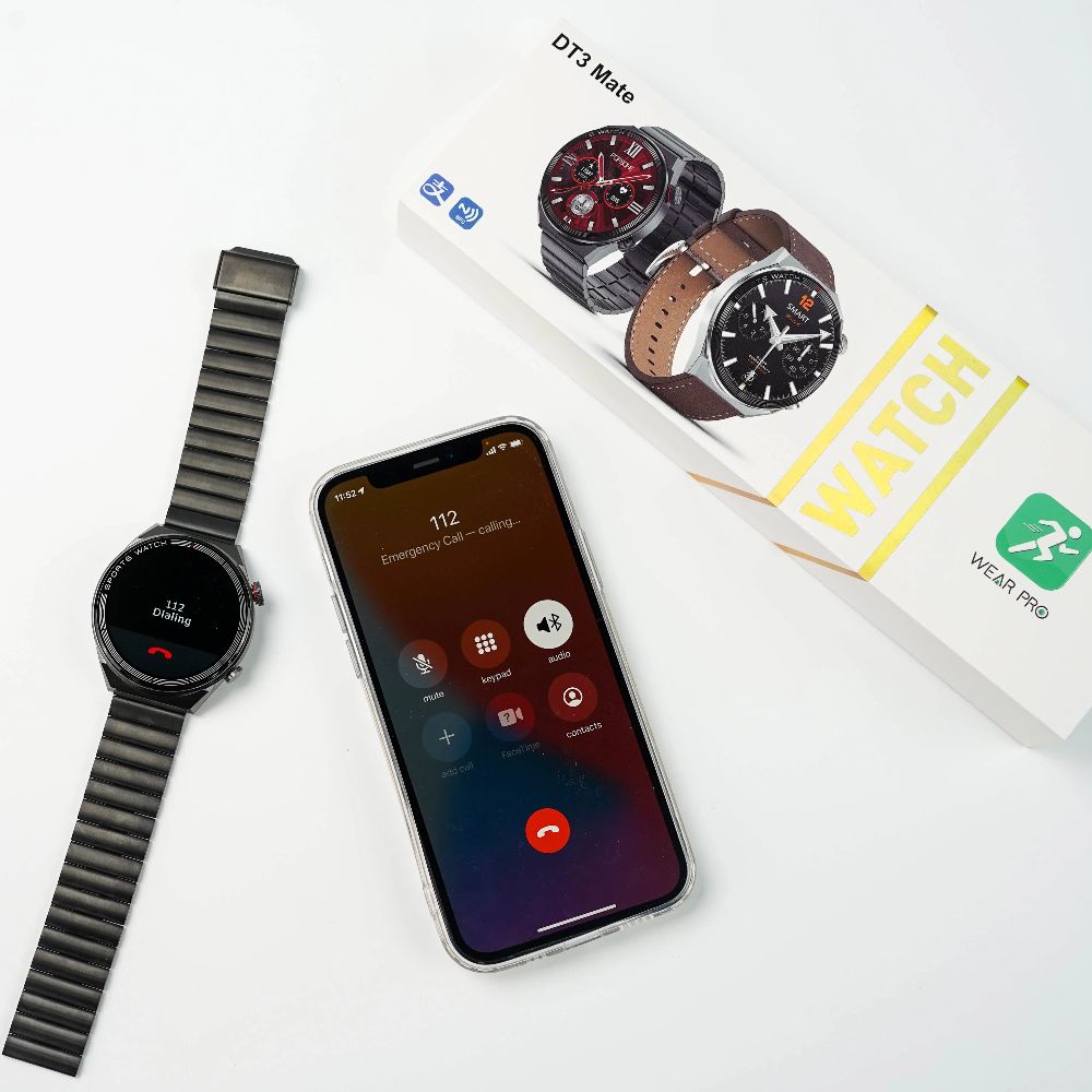 DTNO 1 DT3 Mate Smart Watch Preto