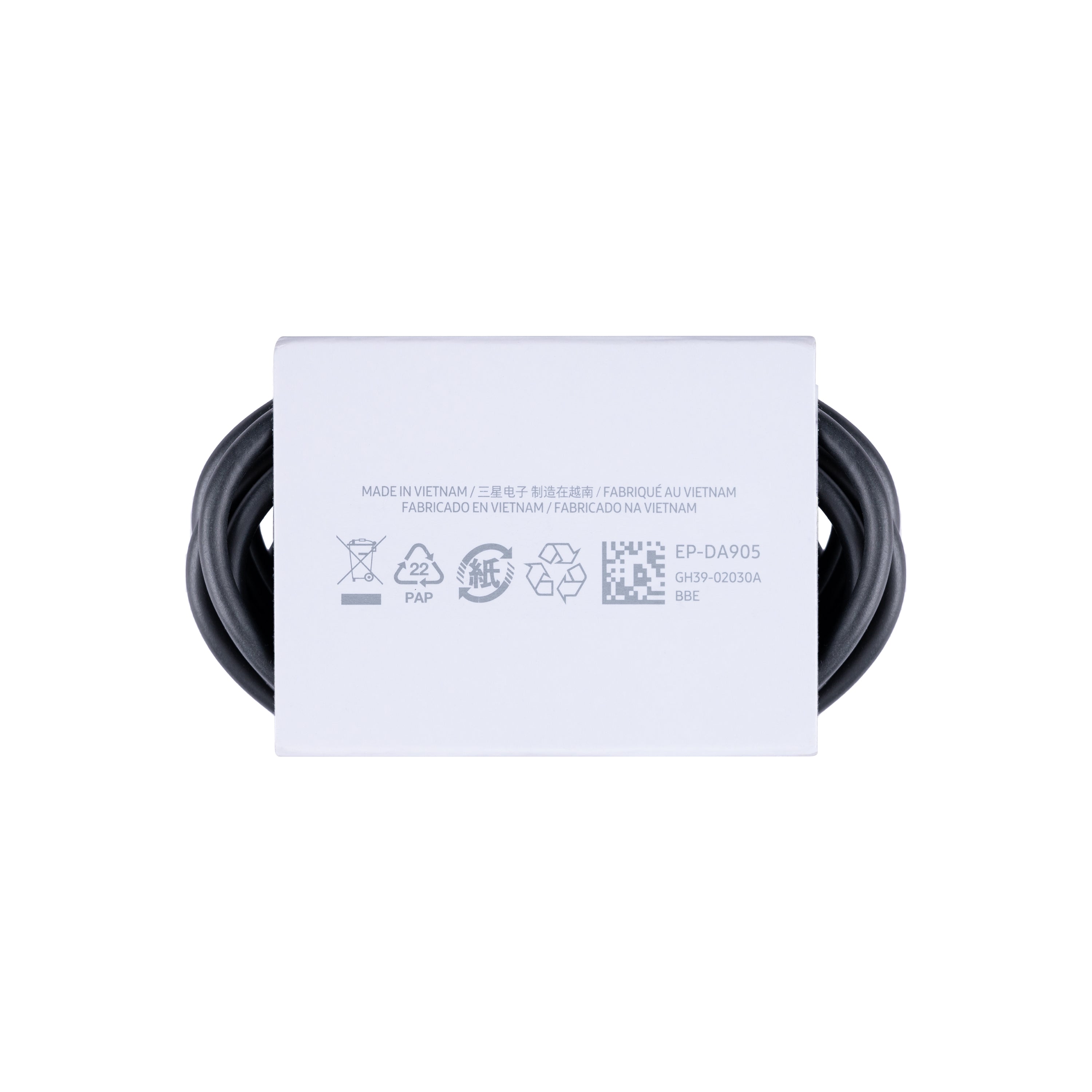 Cabo de Dados USB-C para USB-C Samsung EP-DA905BBE 100cm Preto Original Bulk