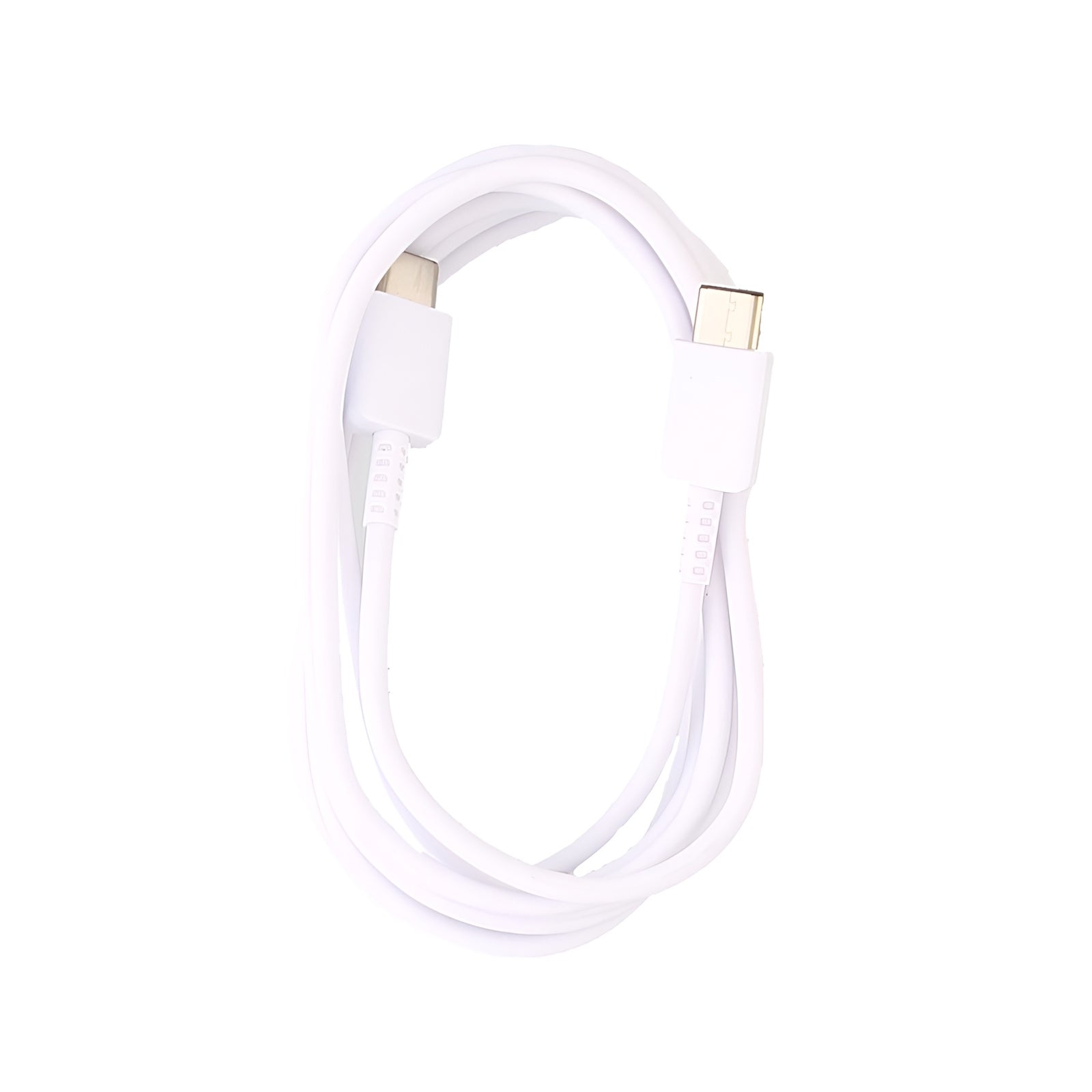 كابل بيانات USB-C إلى USB-C من سامسونج EP-DX310JWEGEU بطول 180 سم و 3 أمبير أبيض مع صندوق بيع بالتجزئة الأصلي