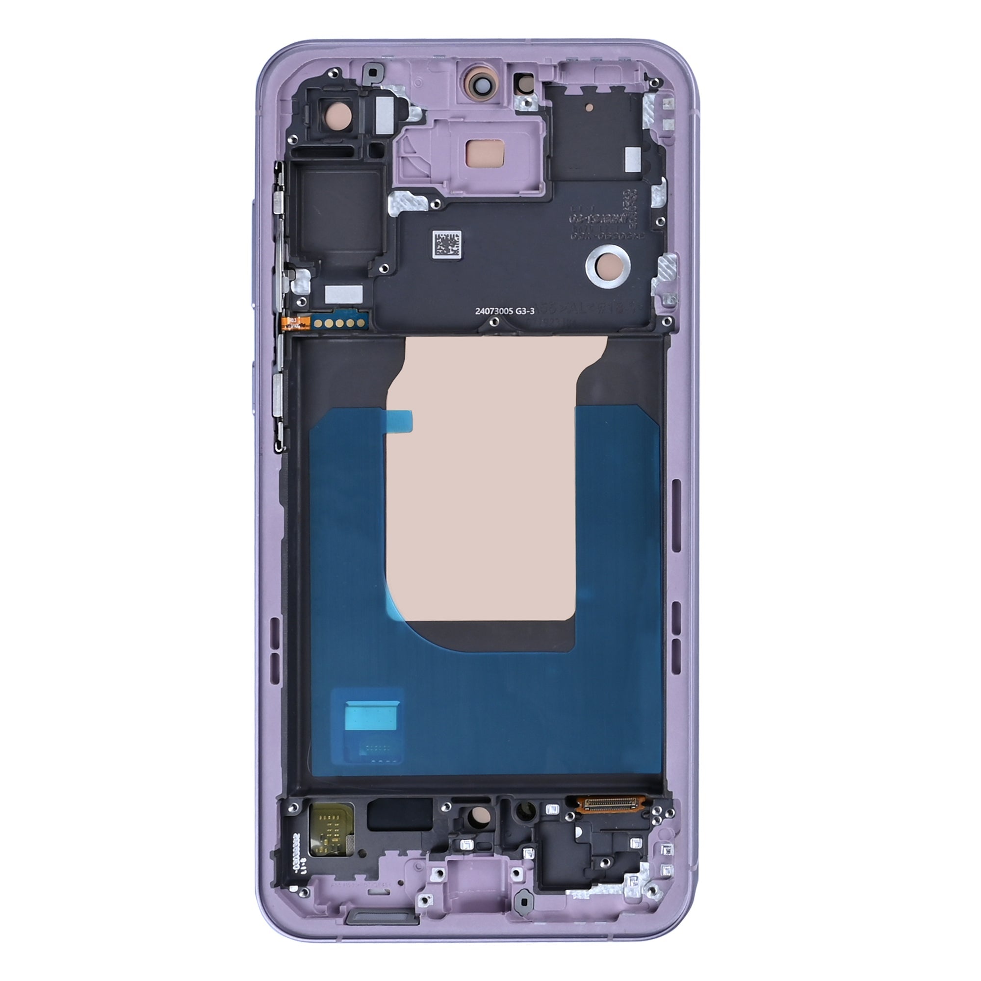Ecrã e Digitalizador Samsung Galaxy A55 A556B com Estrutura Lilac Soft-OLED