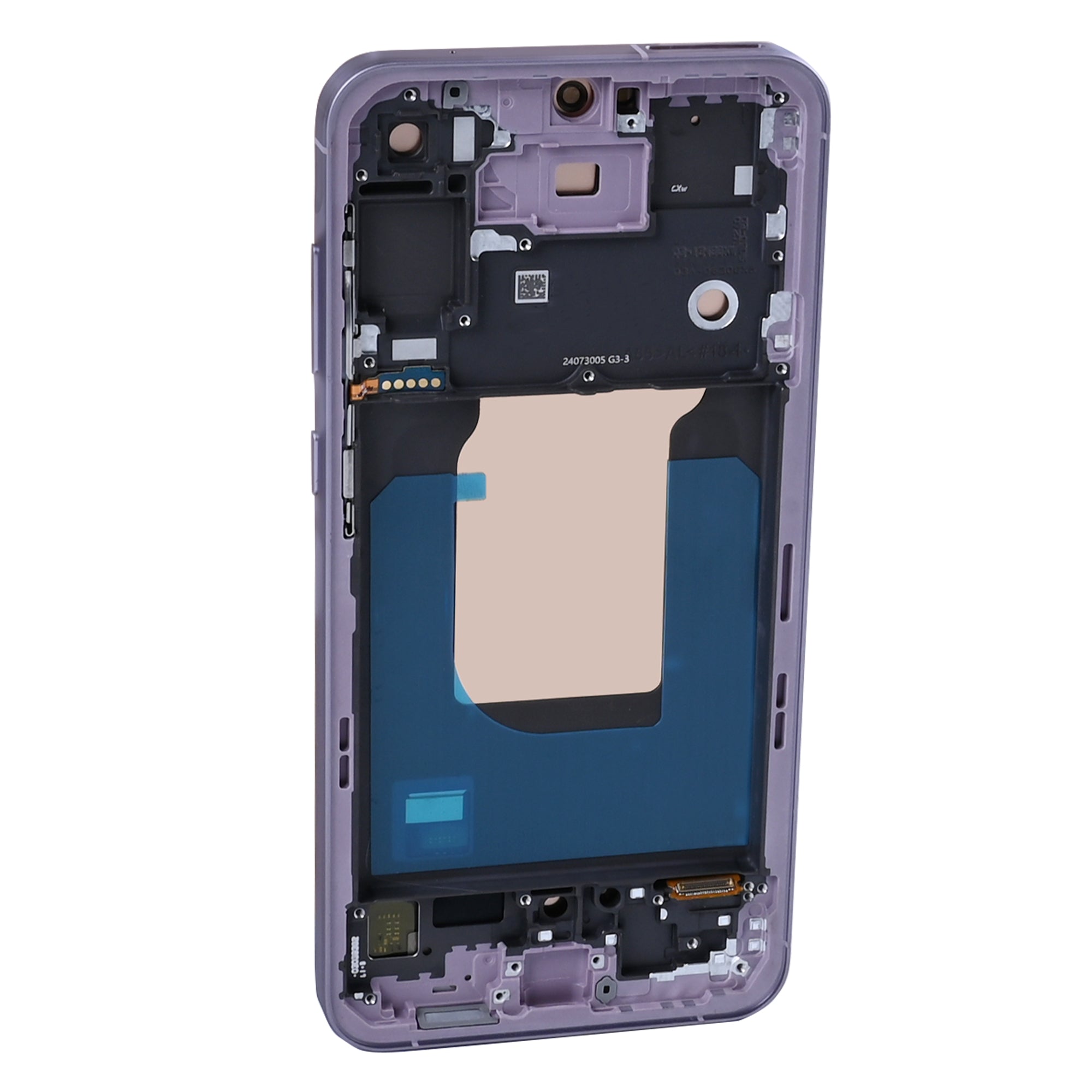 Ecrã e Digitalizador Samsung Galaxy A55 A556B com Estrutura Lilac Soft-OLED