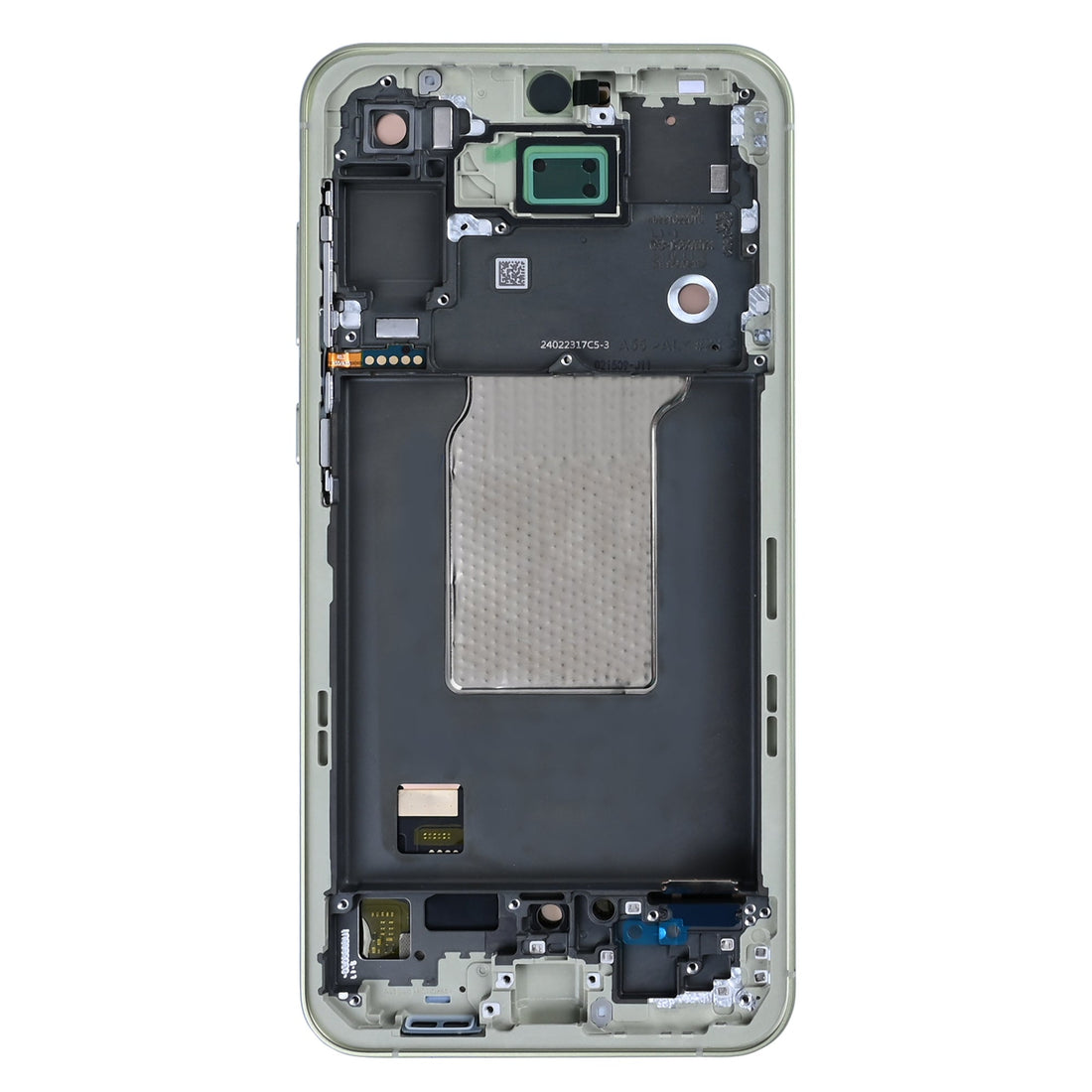 شاشة وديجتايزر لهاتف سامسونج جالاكسي A55 A556B مع إطار (Lemon Soft-OLED)