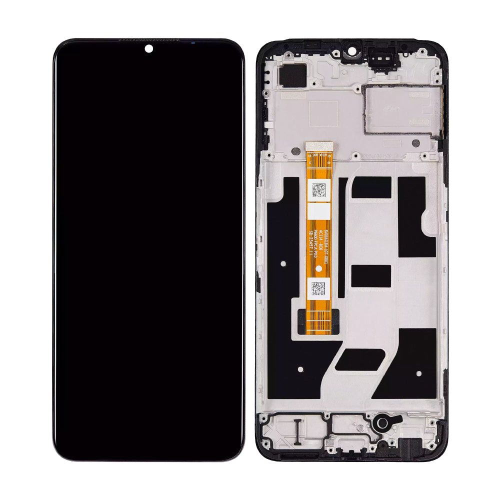 Ecrã e Digitalizador Oppo A2x Com Aro Preto OEM