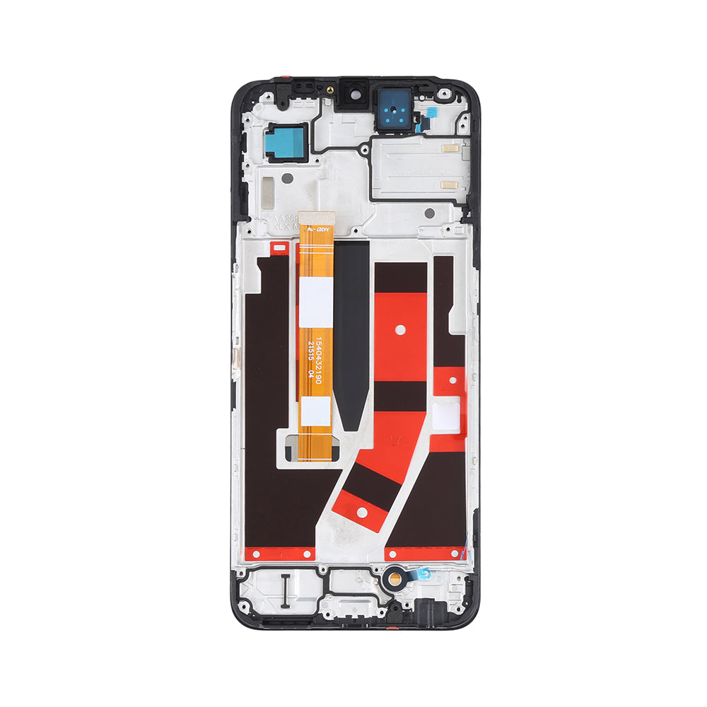 Oppo A56s. A57 Display And Digitizer With Frame Black OEM