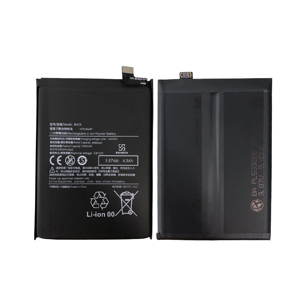 Xiaomi Redmi Note 10 4G. 10S 4G. Redmi 10 4G. Poco M5s 4G Battery BN59 OEM