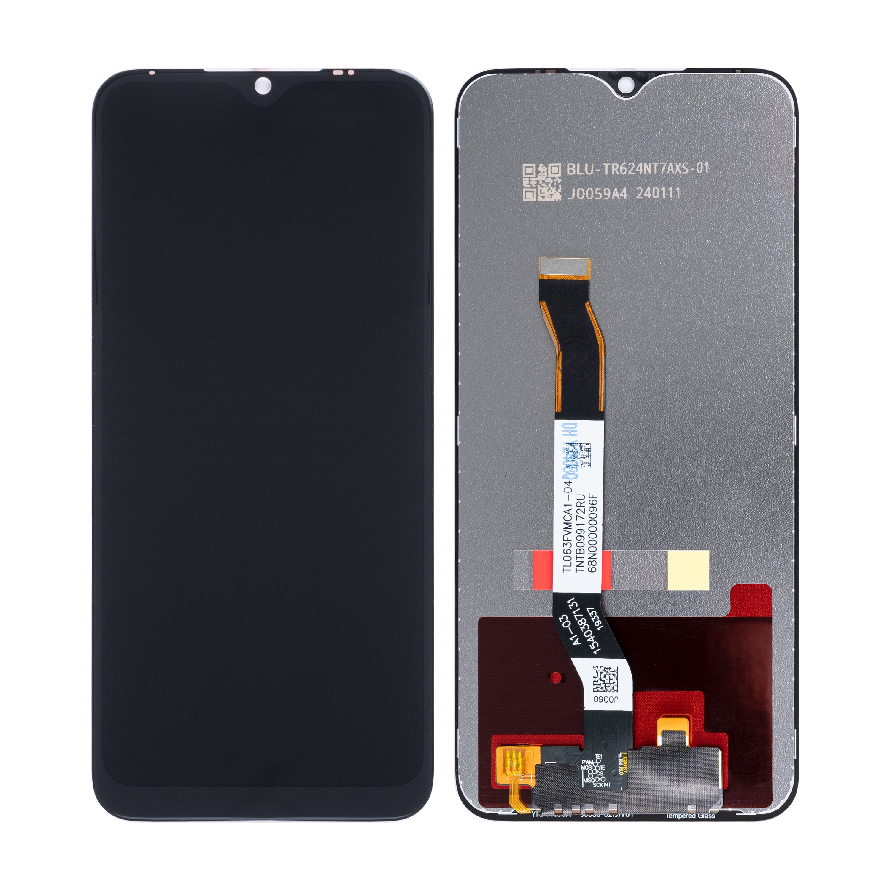 Xiaomi Redmi Note 8. Ecrã e Digitalizador sem Estrutura, Preto, OEM, Note 8 (2021)