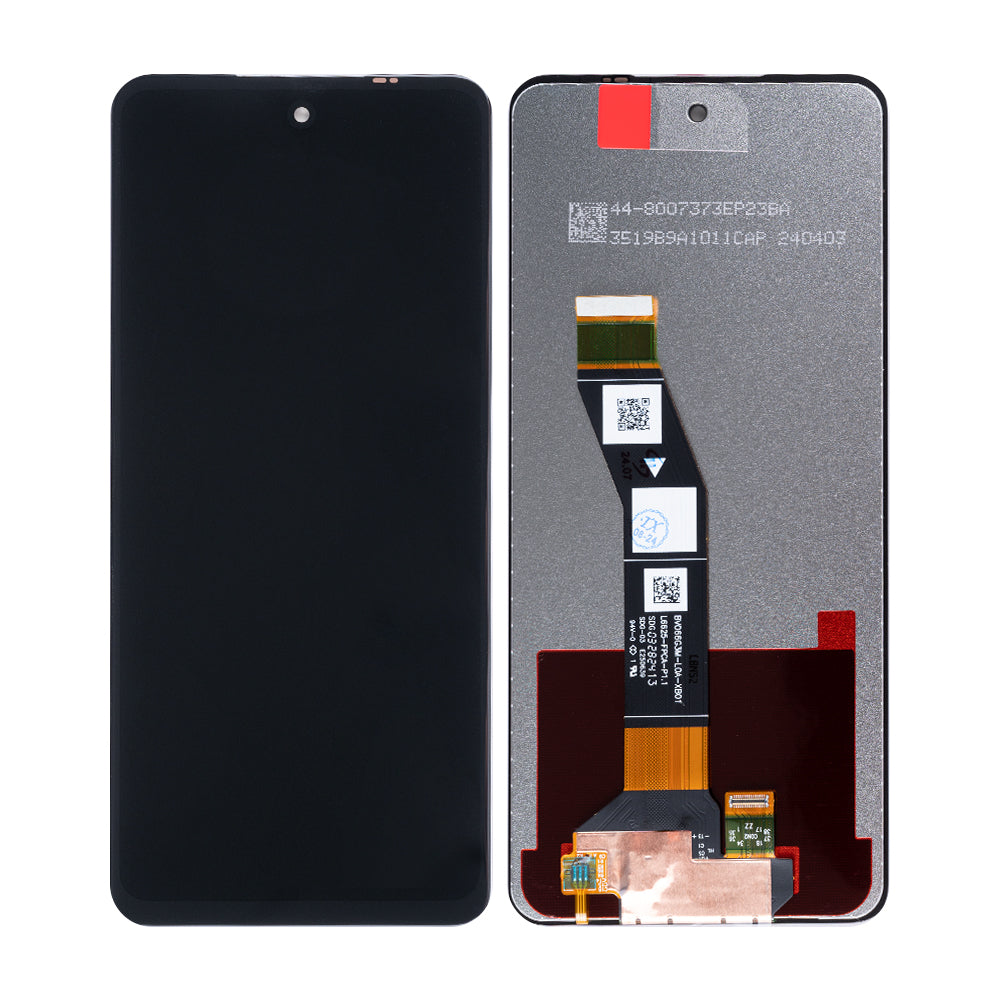 Motorola Moto G04s. Ecrã e Digitalizador Moto G04 Sem Chassi Preto OEM