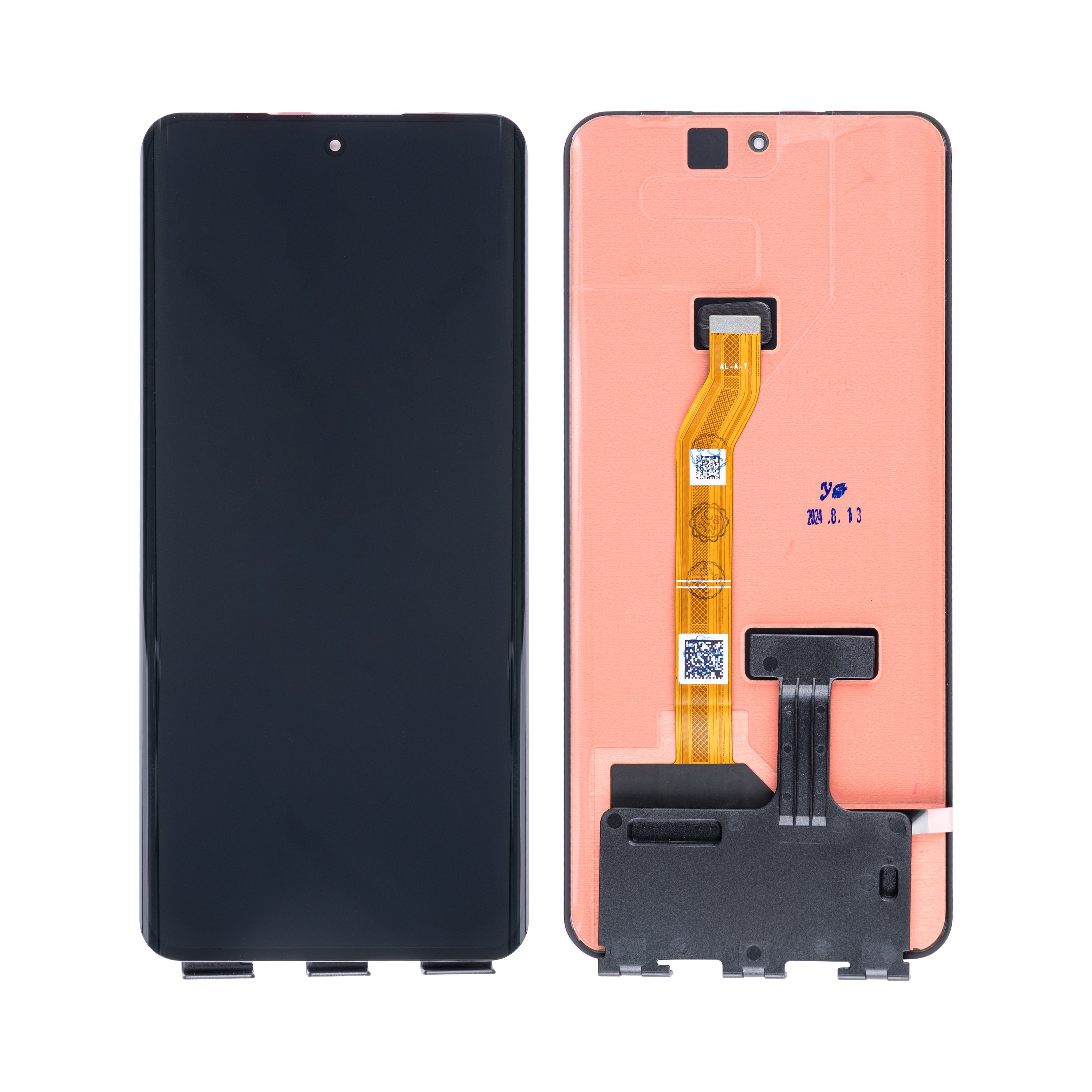 شاشة عرض ومحول رقمي بدون إطار أسود OEM لهواتف Honor X9b. X50. X50 Pro. X50 GT. Magic6 Lite