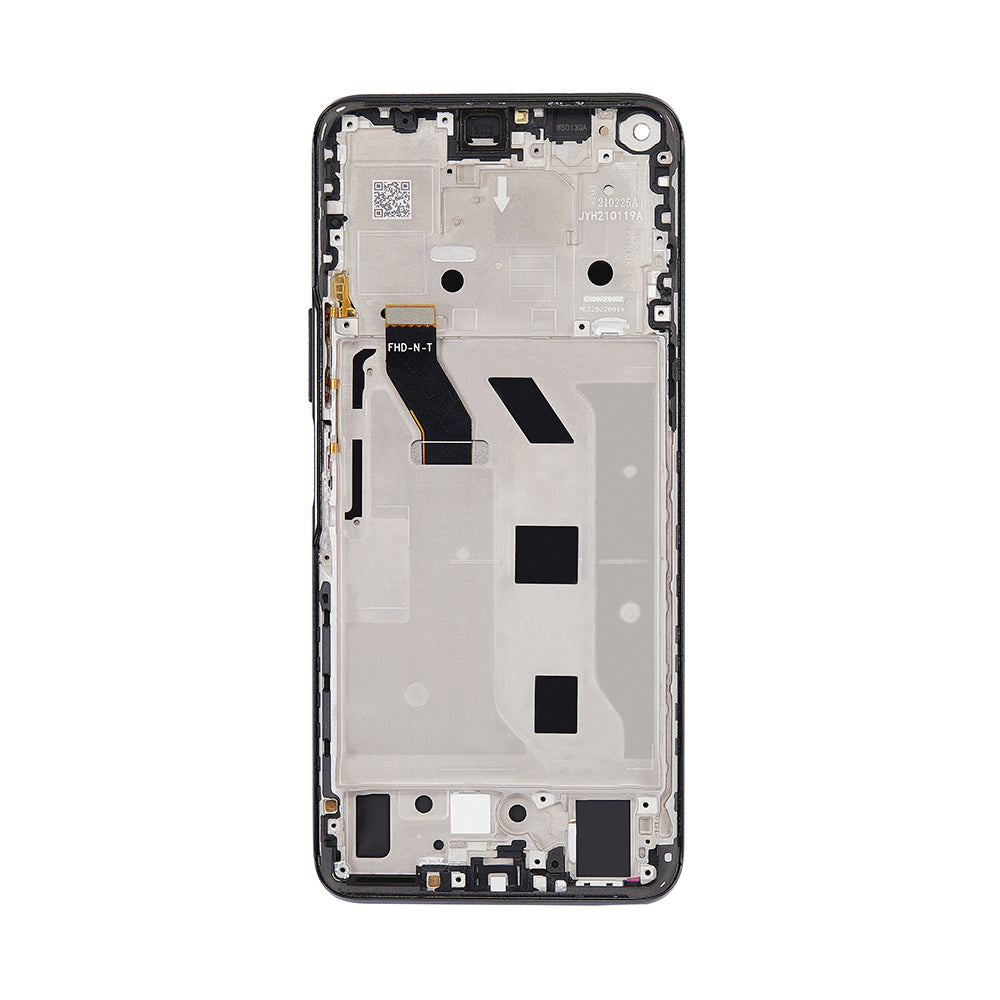 Ecrã e Digitalizador com Armação, pretos, para Huawei Honor 50 Lite, Nova 8i, Honor X20 OEM