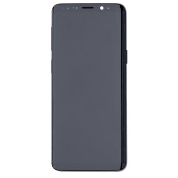Ecrã e Digitalizador com Armação para Samsung Galaxy S9 G960F Preto-Meia-Noite Recondicionado