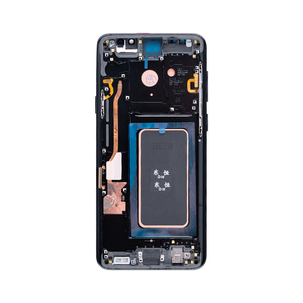 Ecrã e Digitalizador Samsung Galaxy S9 Plus G965F com Aro Preto Meia-noite Recondicionado