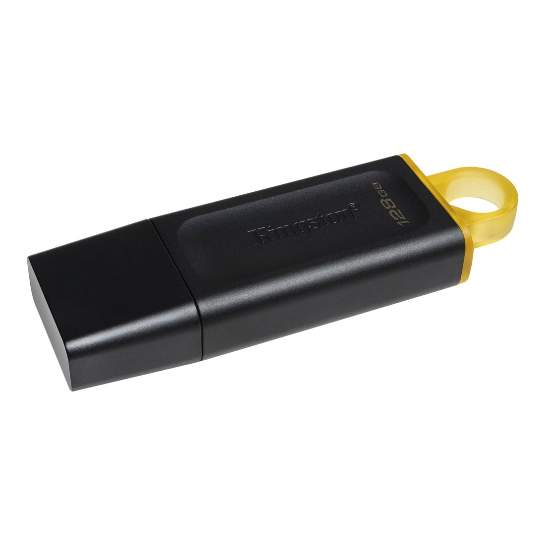 Kingston 128GB DataTraveler Exodia أسود وأصفر، محرك فلاش USB3.2 الجيل الأول، أسود وأصفر