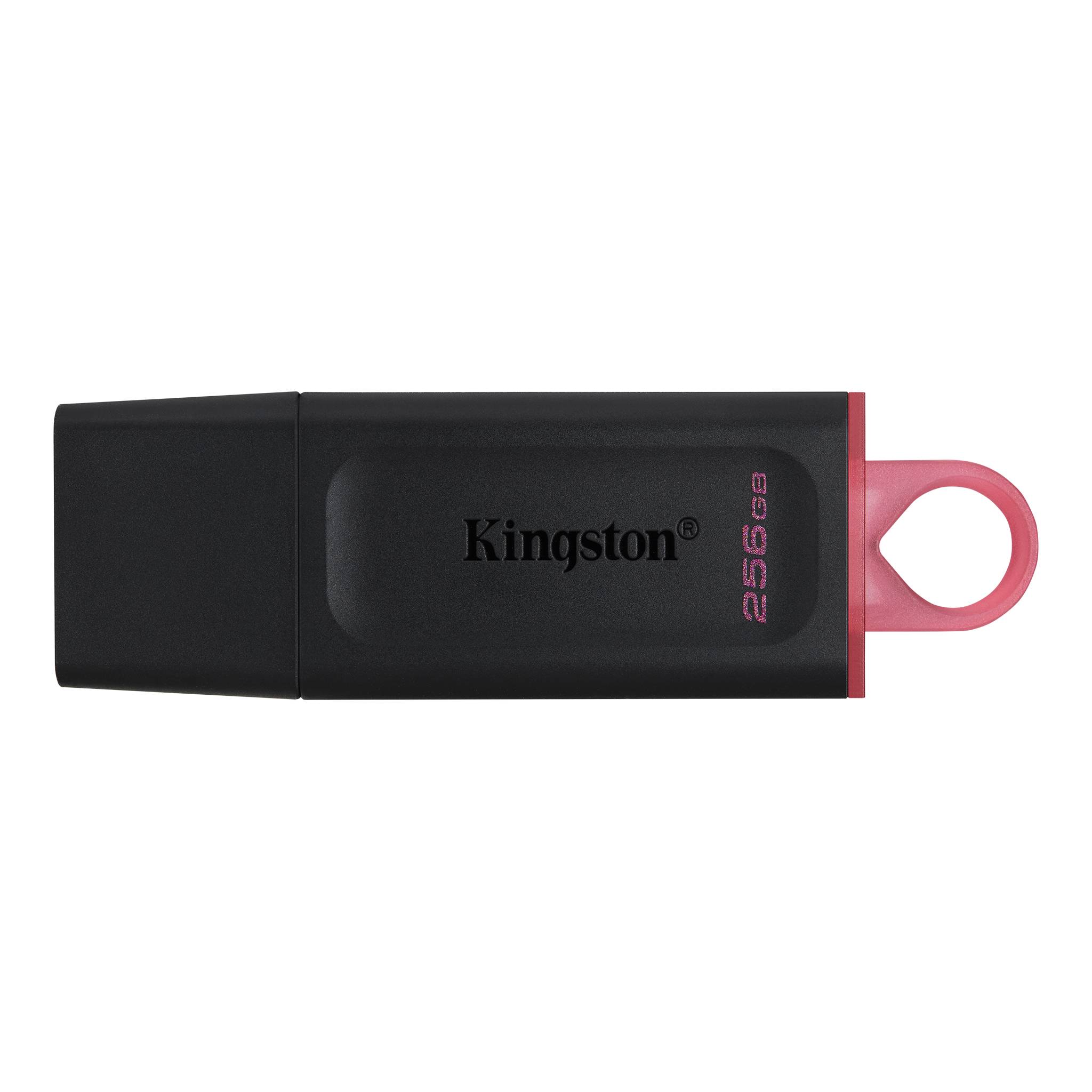 Kingston 256GB DataTraveler Exodia Black And Pink USB3.2 Gen 1 Flash Drive Black And Red