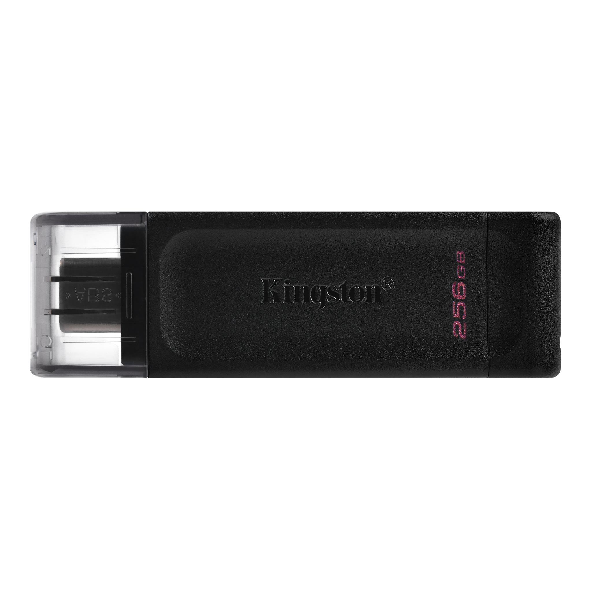 كينغستون 256 جيجابايت DataTraveler 70 USB-C 3.2 Gen 1 ذاكرة فلاش سوداء