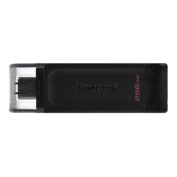 كينغستون 256 جيجابايت DataTraveler 70 USB-C 3.2 Gen 1 ذاكرة فلاش سوداء