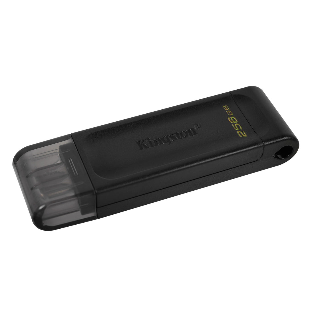 كينغستون 256 جيجابايت DataTraveler 70 USB-C 3.2 Gen 1 ذاكرة فلاش سوداء