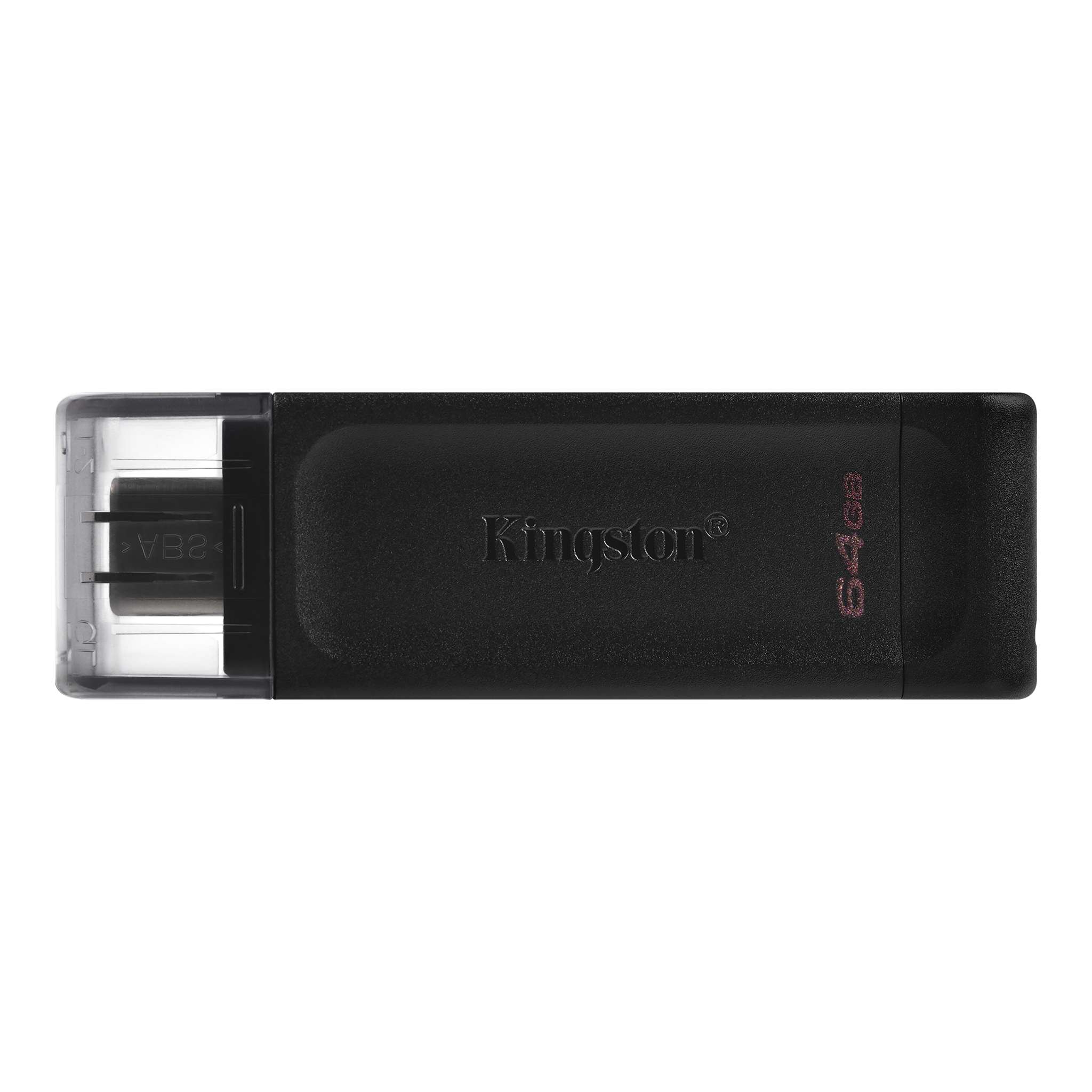 Kingston 64GB DataTraveler 70 USB-C 3.2 Gen 1 فلاش درايف أسود