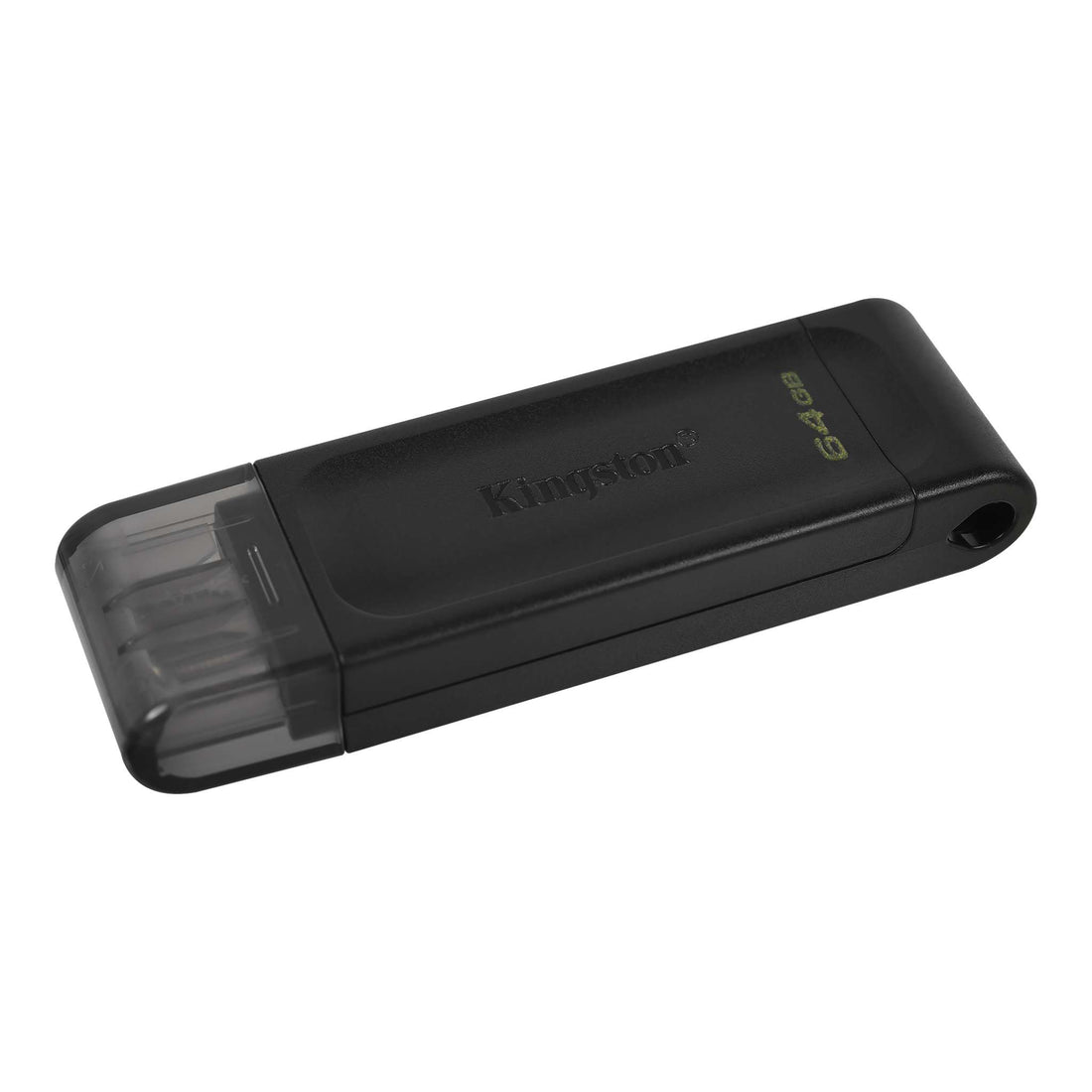 Kingston 64GB DataTraveler 70 USB-C 3.2 Gen 1 فلاش درايف أسود