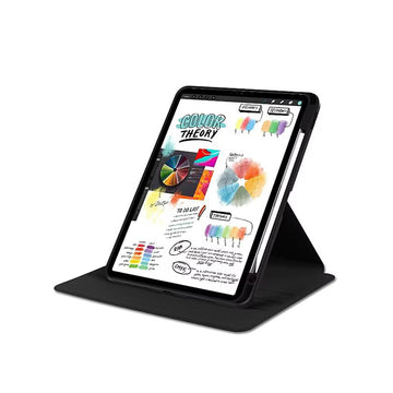 Capa Protetora de Couro PU para Apple iPad Pro 13 polegadas (2024) Preto