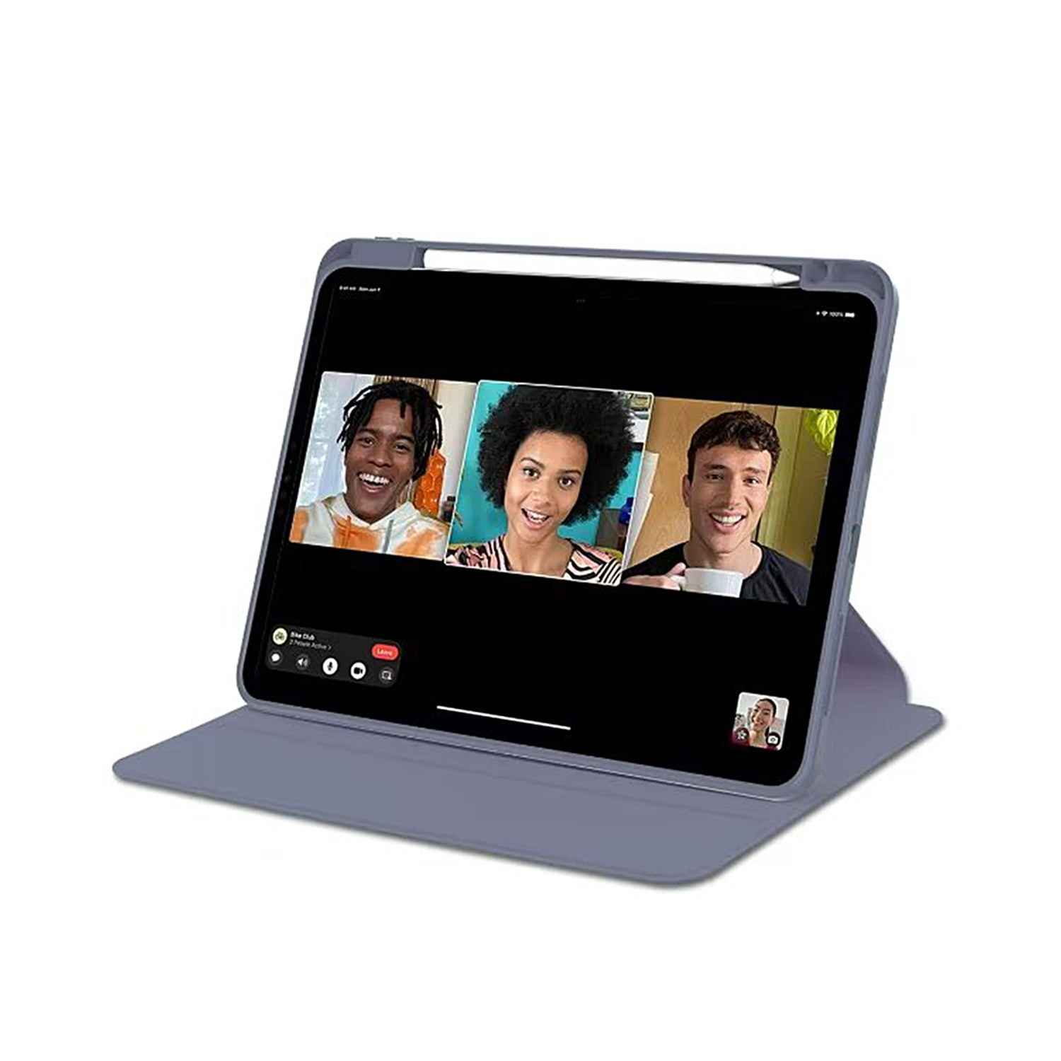 جراب حماية من جلد البولي يوريثان لجهاز Apple iPad Pro مقاس 11 إنش (2024) - لافندر