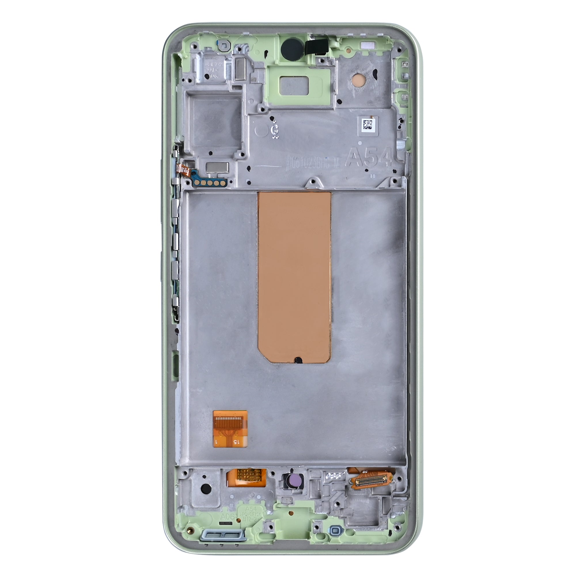 Ecrã e Digitalizador com Armação para Samsung Galaxy A54 5G A546B Soft-OLED Lima