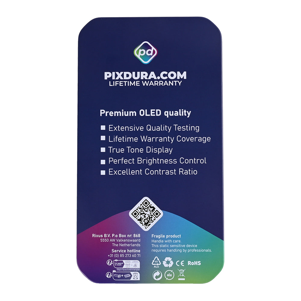 PHK For Apple iPhone 15 Display And Digitizer Soft-OLED Premium (IC Removable) (60Hz)