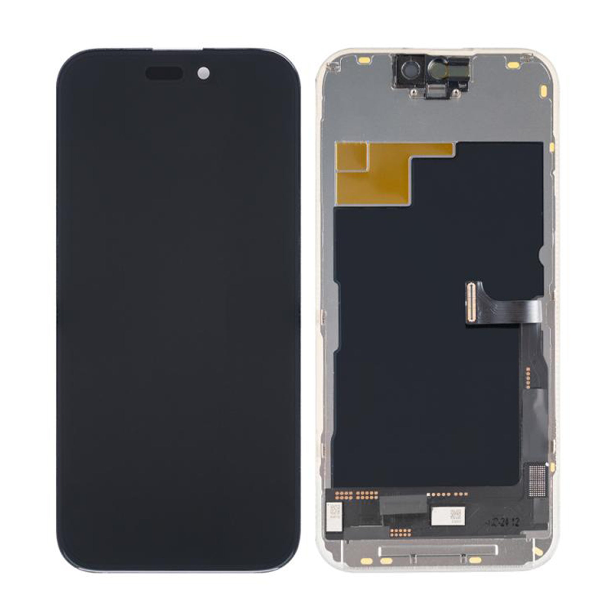 شاشة وبطارية PIXDURA لجهاز Apple iPhone 15 Pro Display And Digitizer Hard-OLED Premium (IC قابلة للإزالة) (90 هرتز)