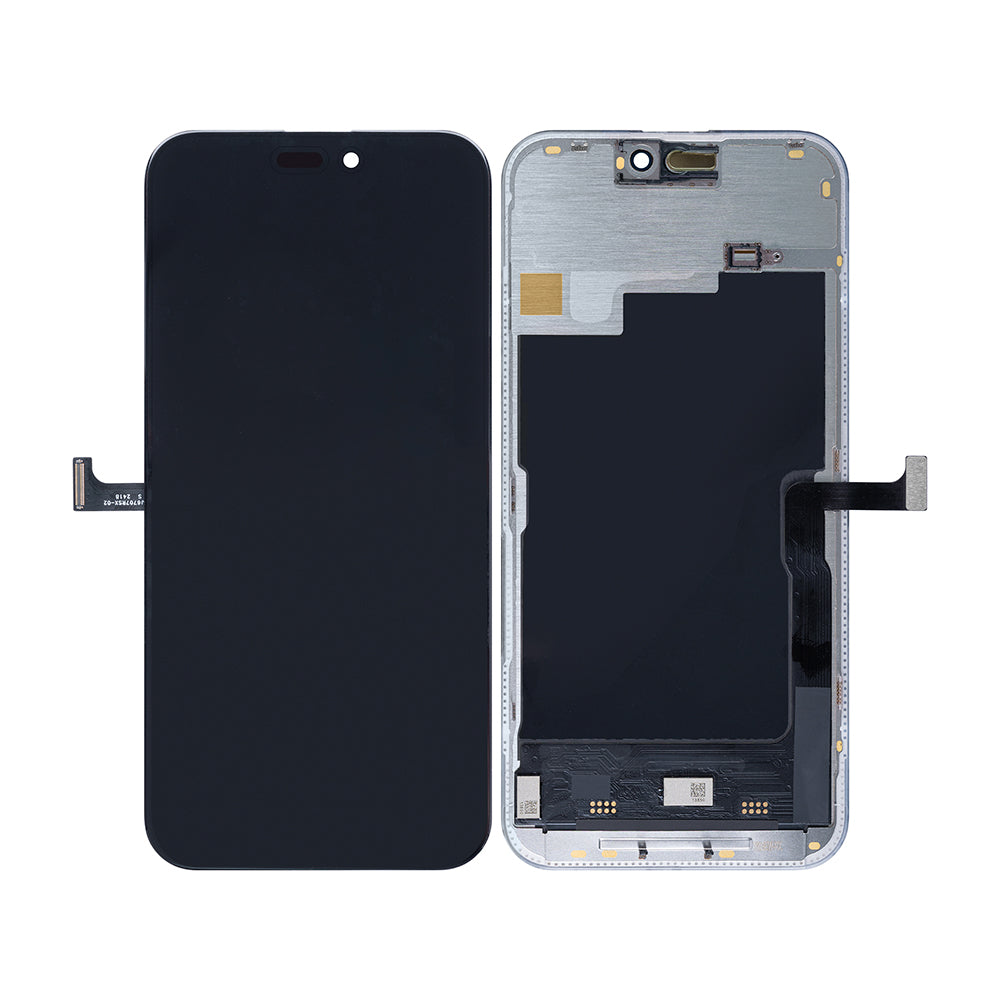PIXDURA For Apple iPhone 15 Pro Max شاشة عرض ومحول رقمي سوفت-أوليد بريميوم (IC قابل للإزالة) (120 هرتز)