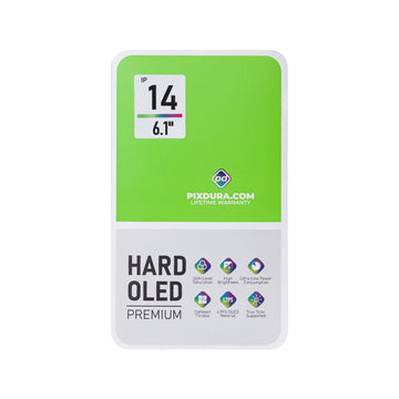 PIXDURA لشاشة آبل آيفون 14 ومحول رقمي Hard-OLED ممتاز (60 هرتز)