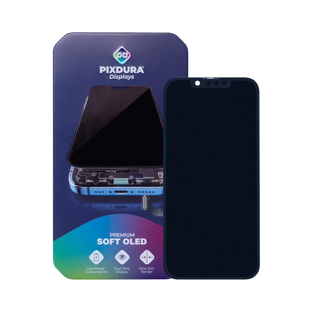 PIXDURA Para Apple iPhone 14 Plus Ecrã e Digitalizador OLED Suave Premium (IC Removível) (60Hz)