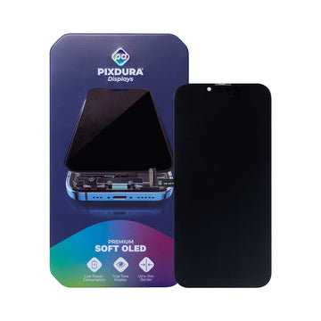 PIXDURA Para Apple iPhone 13 Pro Ecrã e Digitalizador Soft-OLED Premium (IC Removível) (120Hz)