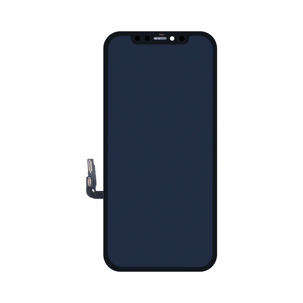 PIXDURA لهاتف ابل ايفون 12 و 12 برو شاشة عرض ورقمنة سوفت-اوليد بريميوم (آي سي قابل للإزالة) (60 هرتز)