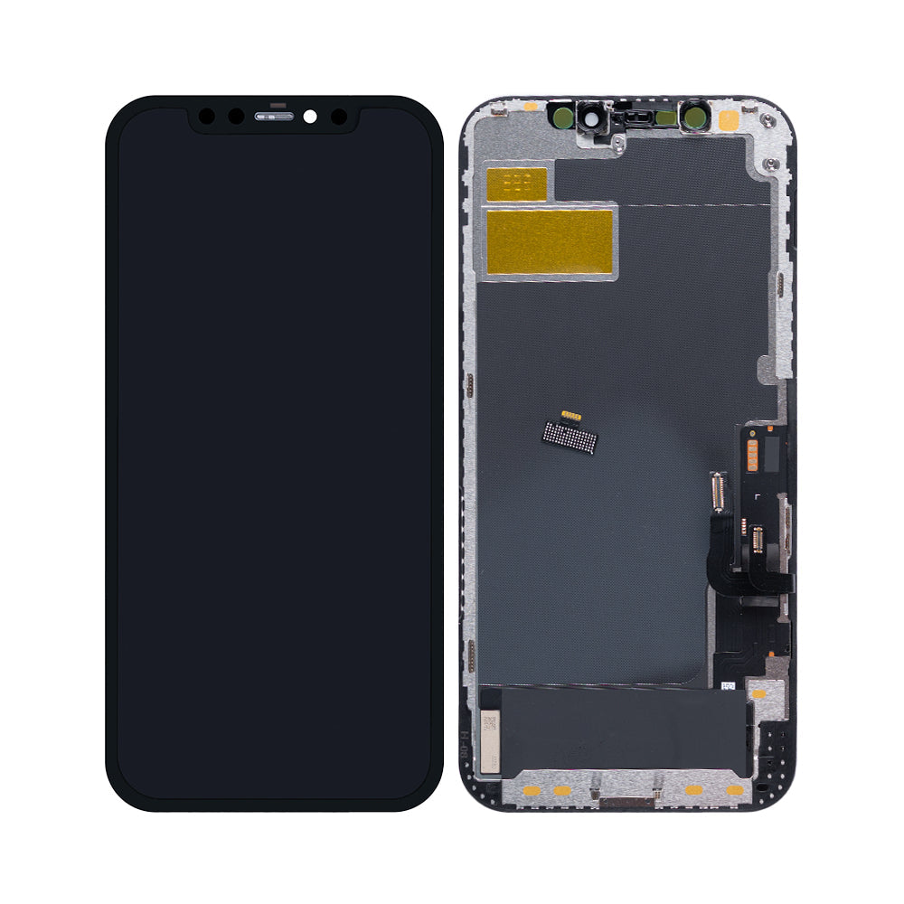 PIXDURA لهاتف آبل آيفون 12. شاشة 12 برو ومحول رقمي (ديجيتizer) من نوع Hard-OLED فاخر (IC قابل للإزالة) (60 هرتز)