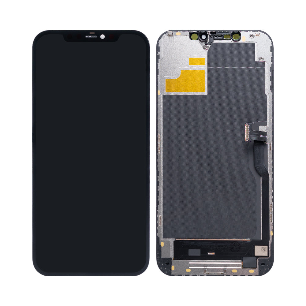 PIXDURA لشاشة آبل آيفون 12 برو ماكس وديجتايزر نوع Hard-OLED الفاخر (مع إمكانية إزالة IC) (60 هرتز)
