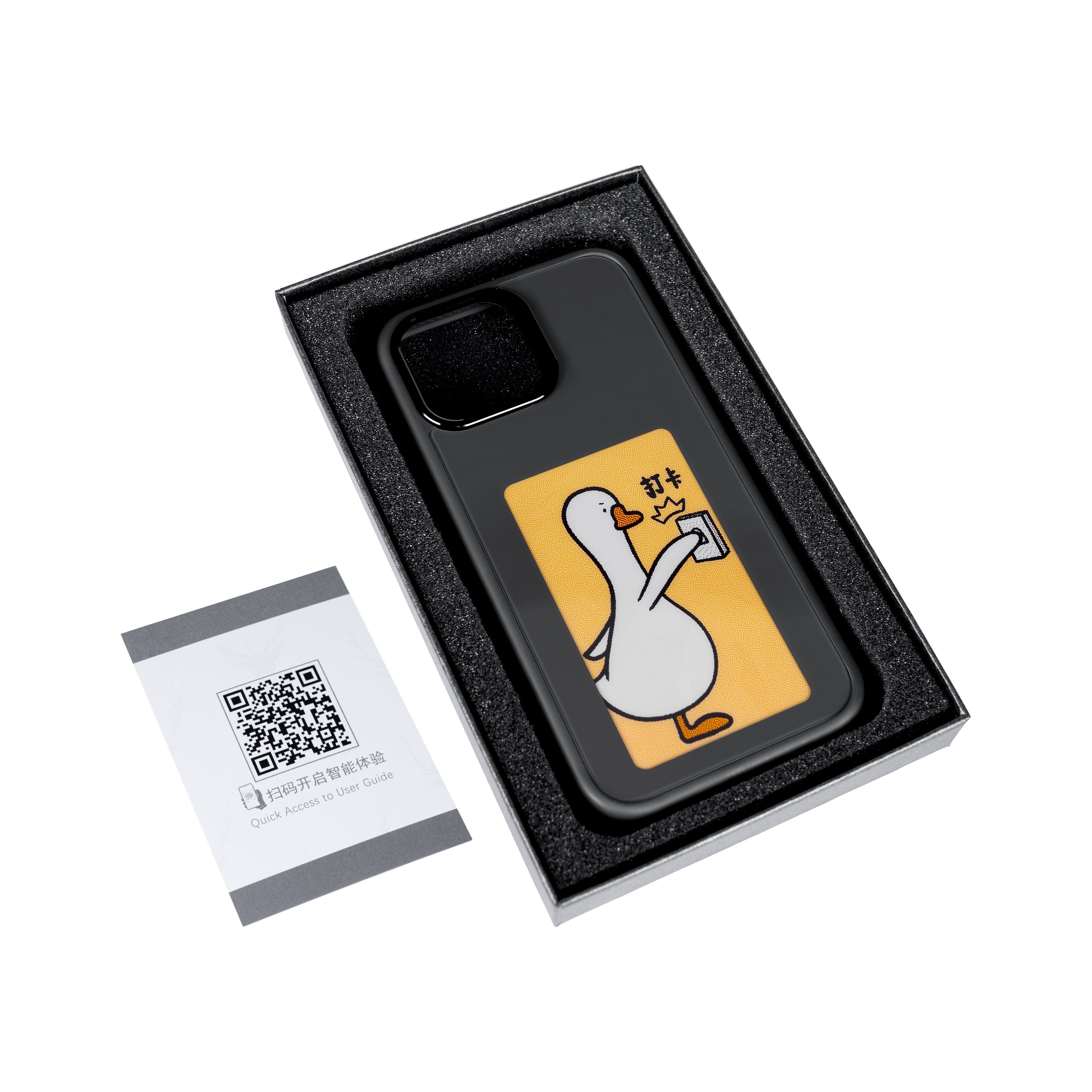 Capa de Telefone Smart Ink para Apple iPhone 16 Pro Preta