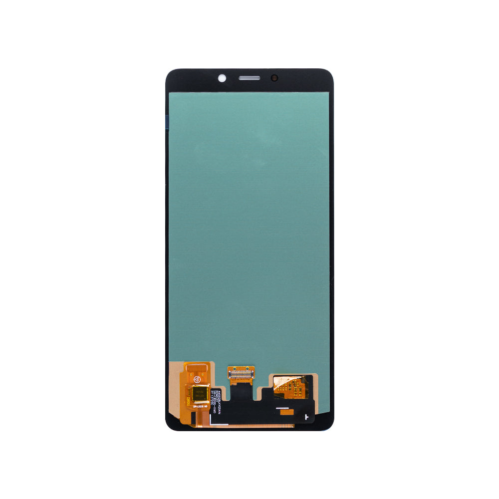 شاشة لمس لهاتف سامسونج جالاكسي A9. A9s A920F (2018) بدون إطار أسود من نوع Soft-OLED
