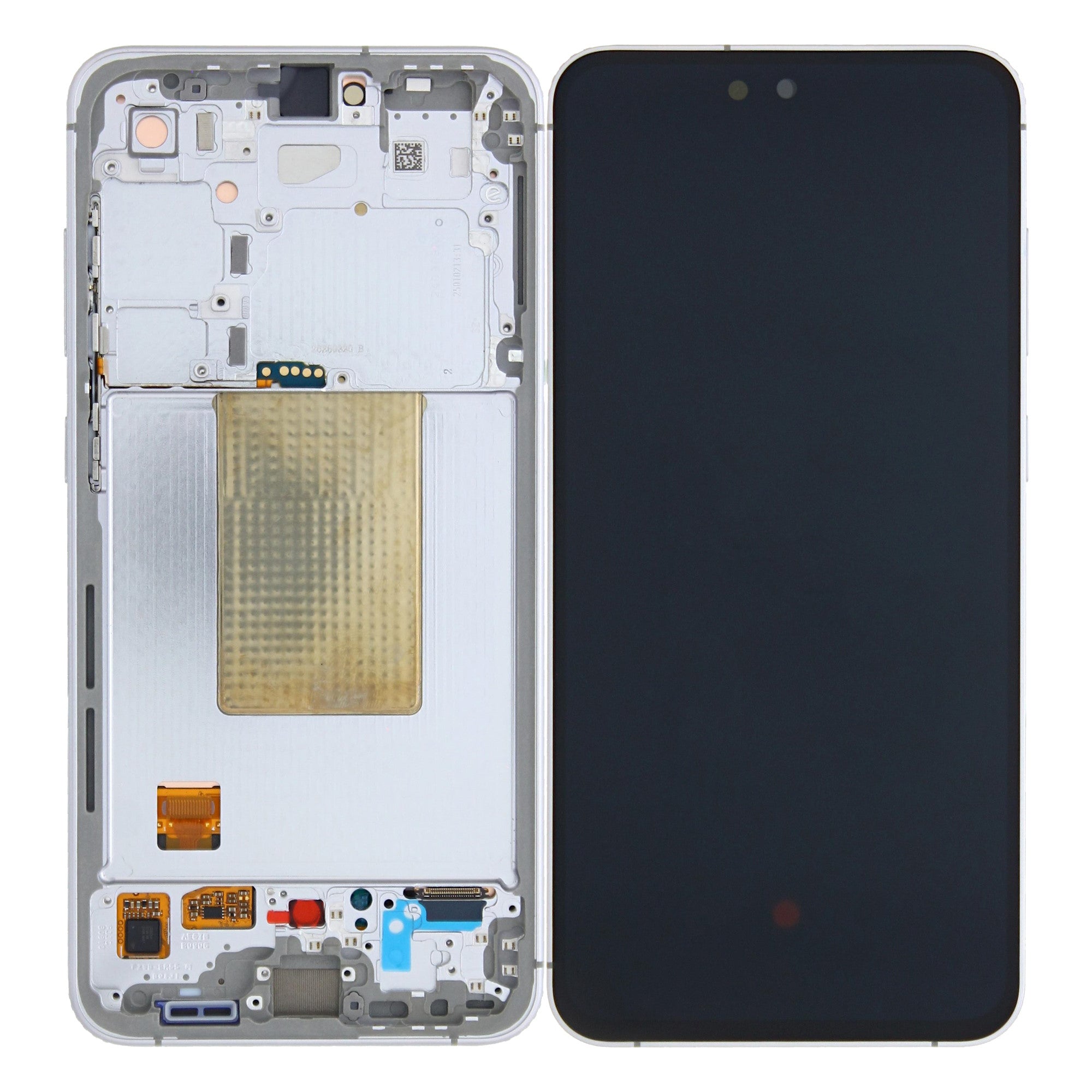 Samsung Galaxy S24 FE S721B Ecrã e Digitalizador Com Aro Prata Service Pack