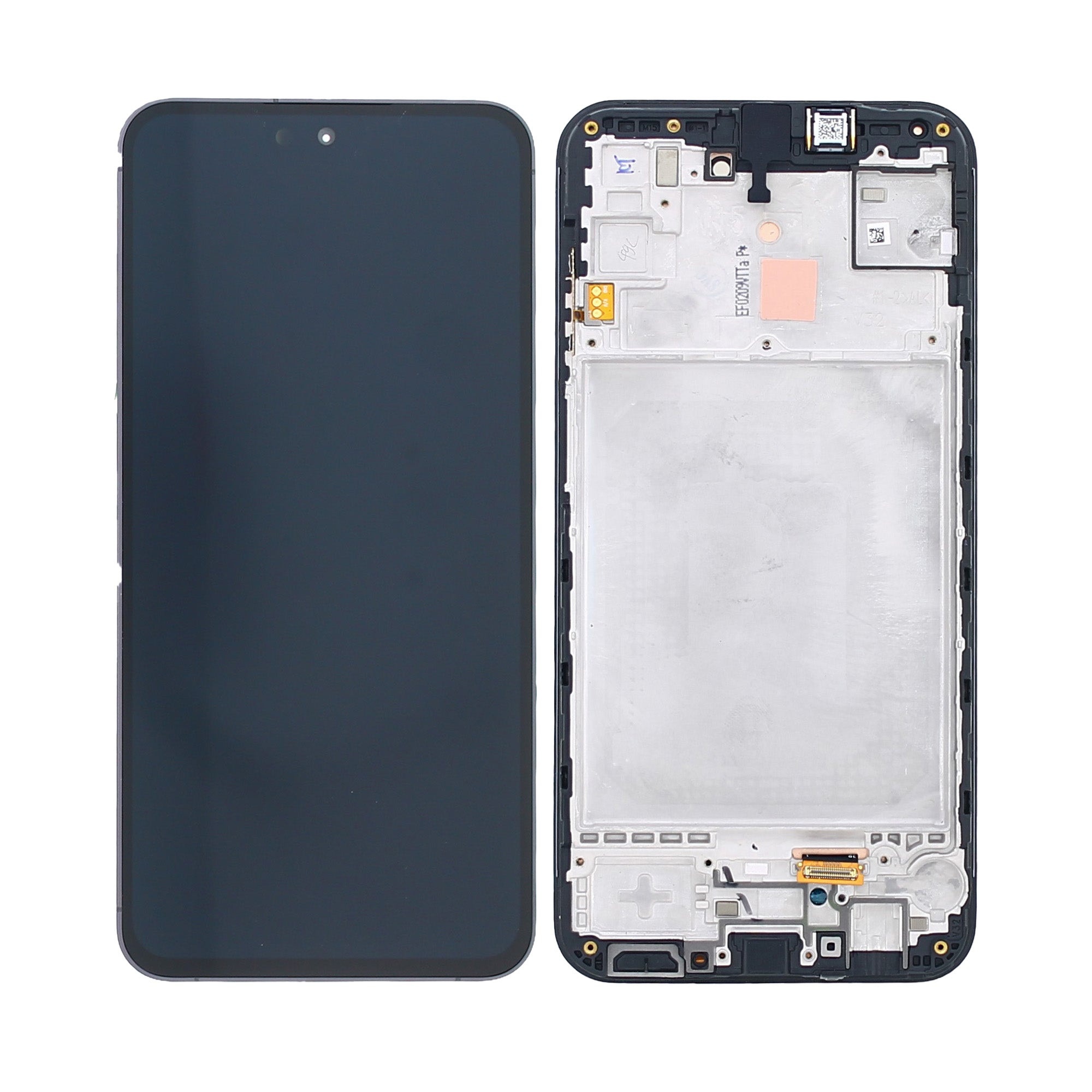 Samsung Galaxy M15 5G M156B Ecrã e Digitalizador com Aro Cinzento Service Pack