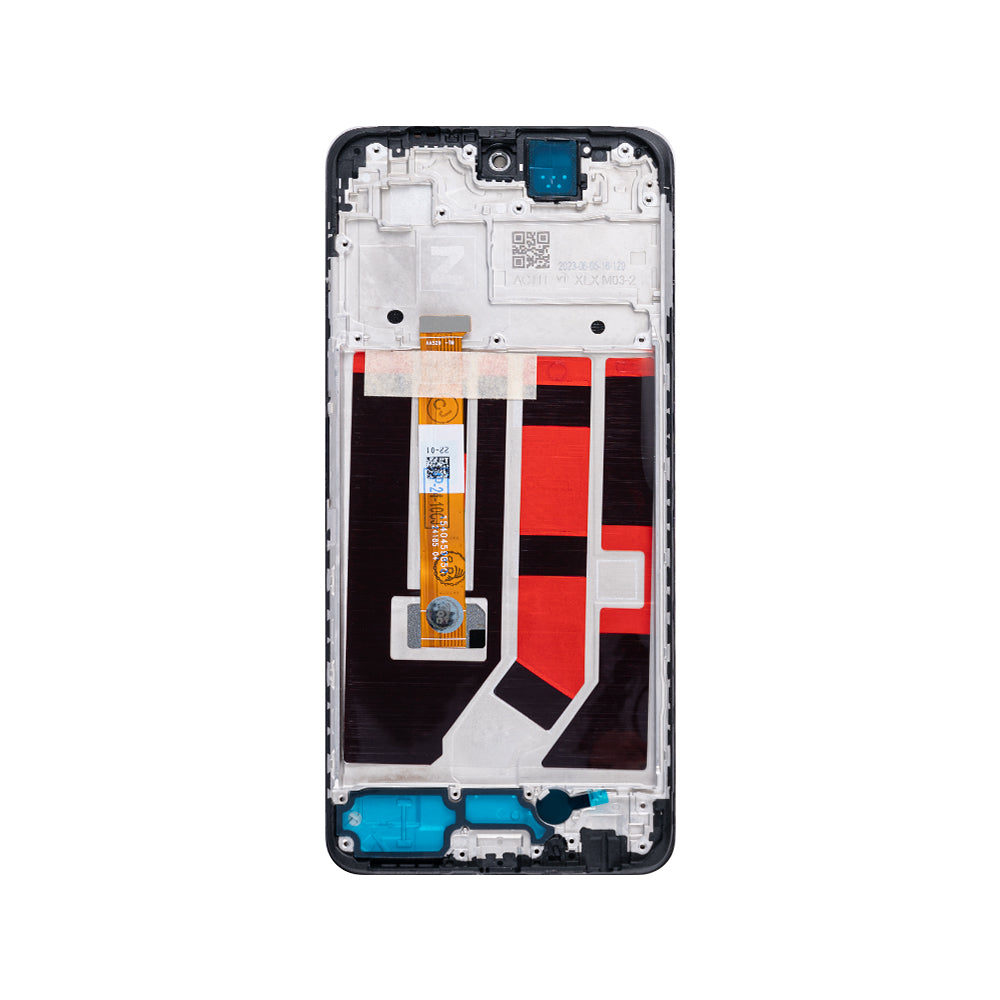 شاشة وديجيتالايزر Oppo A58 4G مع إطار أسود لامع (OEM)