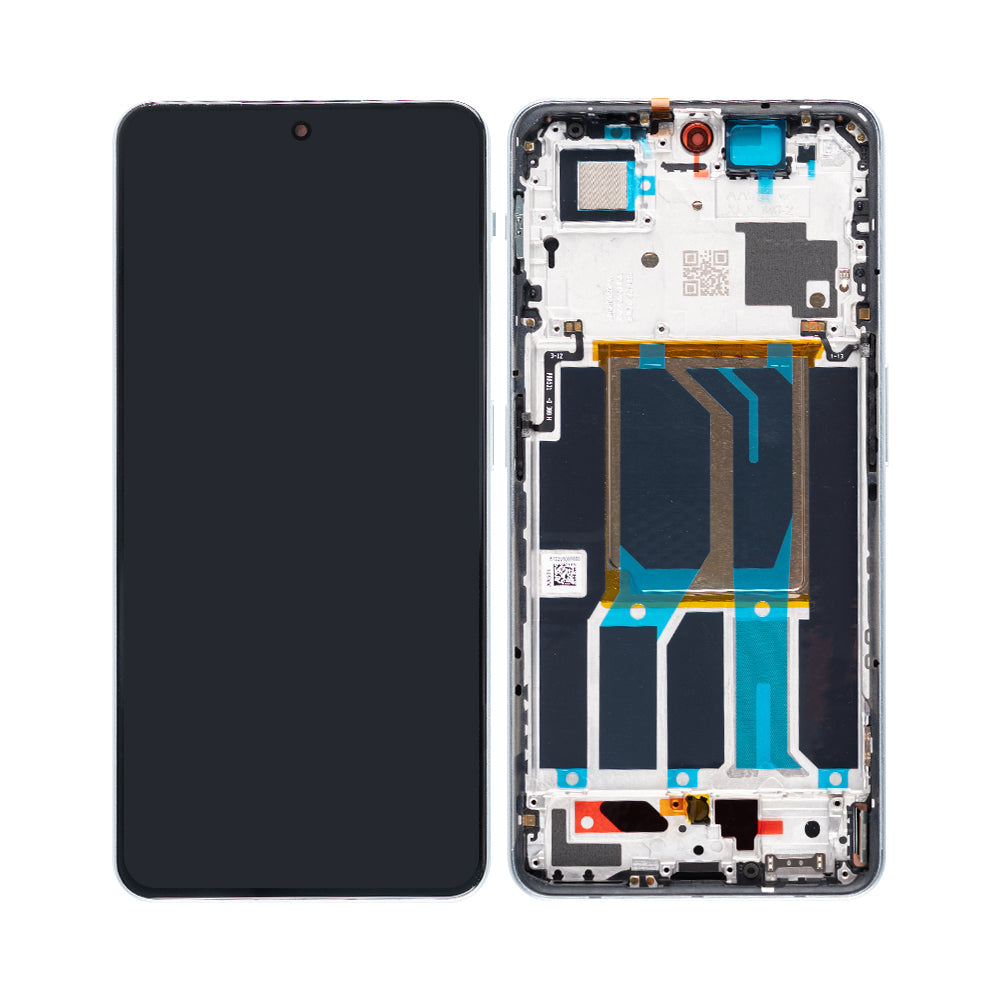 شاشة OnePlus Nord 3 و محول رقمي مع إطار بلون أخضر ضبابي أصلي