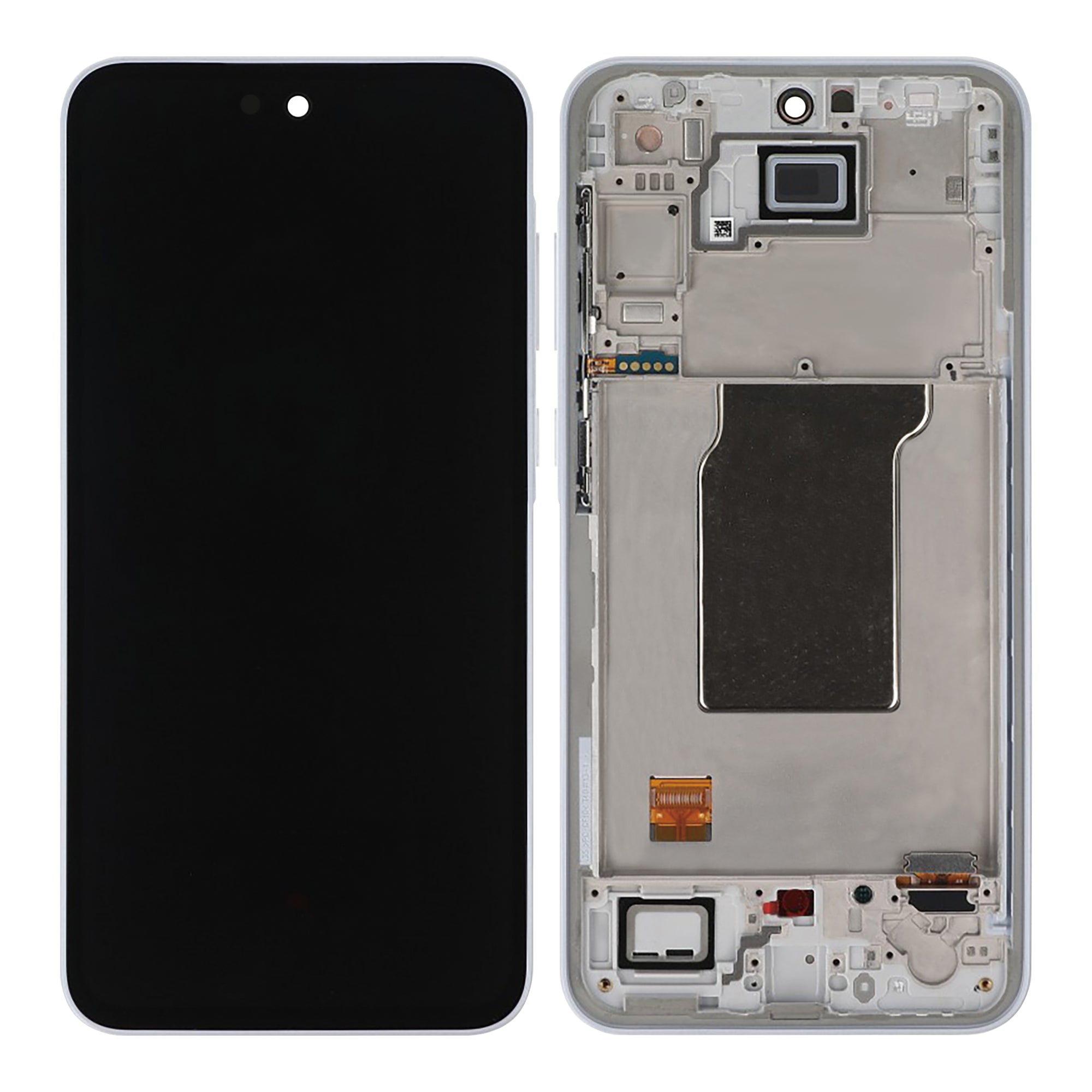 Samsung Galaxy A35 A356B Ecrã e Digitalizador com Moldura Azul Gelo Pré-Montado