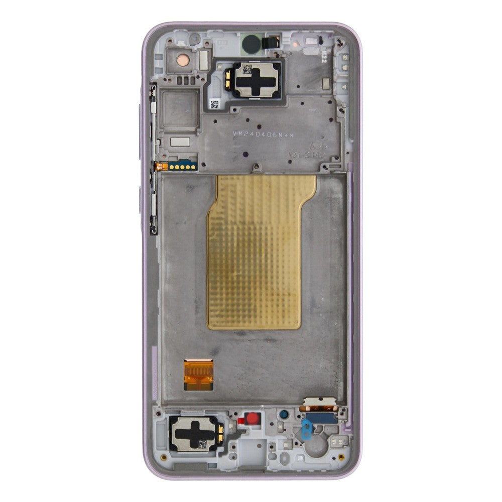 Samsung Galaxy A35 A356B Ecrã e Digitalizador com Estrutura Lilás Pré-Montado