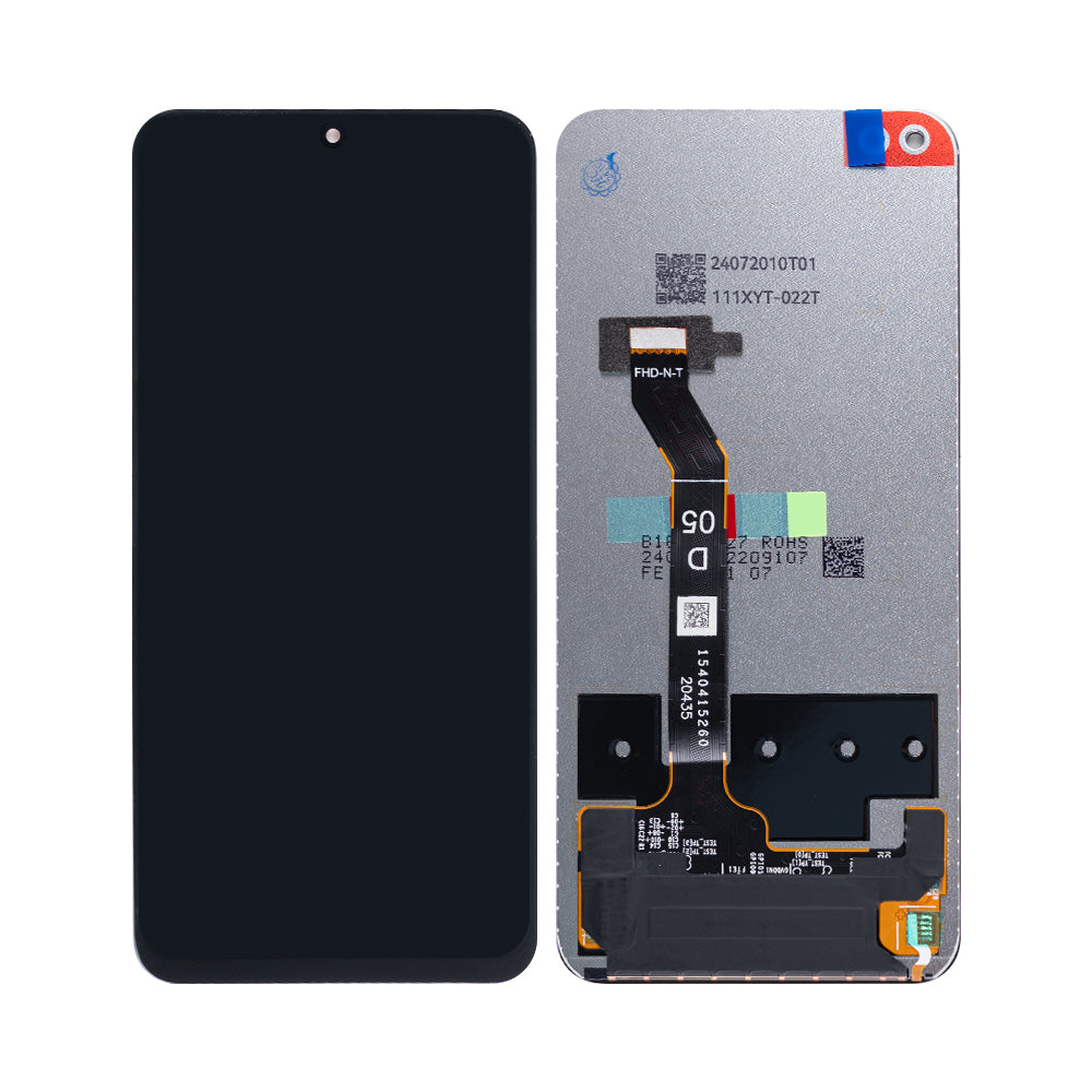 شاشة و ديجتايزر لهاتف Huawei Honor 50 Lite و Nova 8i و Honor X20 بدون إطار، لون أسود، جودة أصلية (OEM)