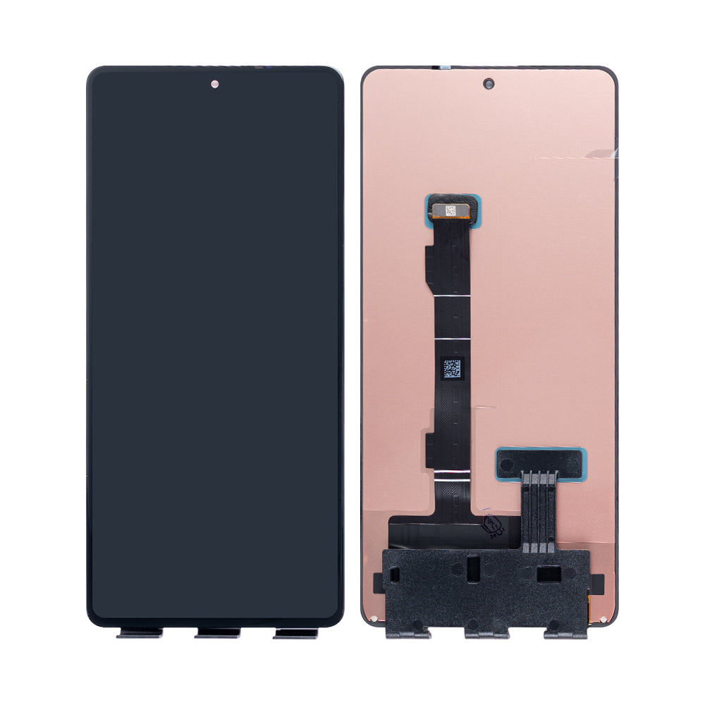 شاشة عرض ومحول رقمي بدون إطار لهاتف Xiaomi Poco X5 Pro باللون الأسود - جودة أصلية