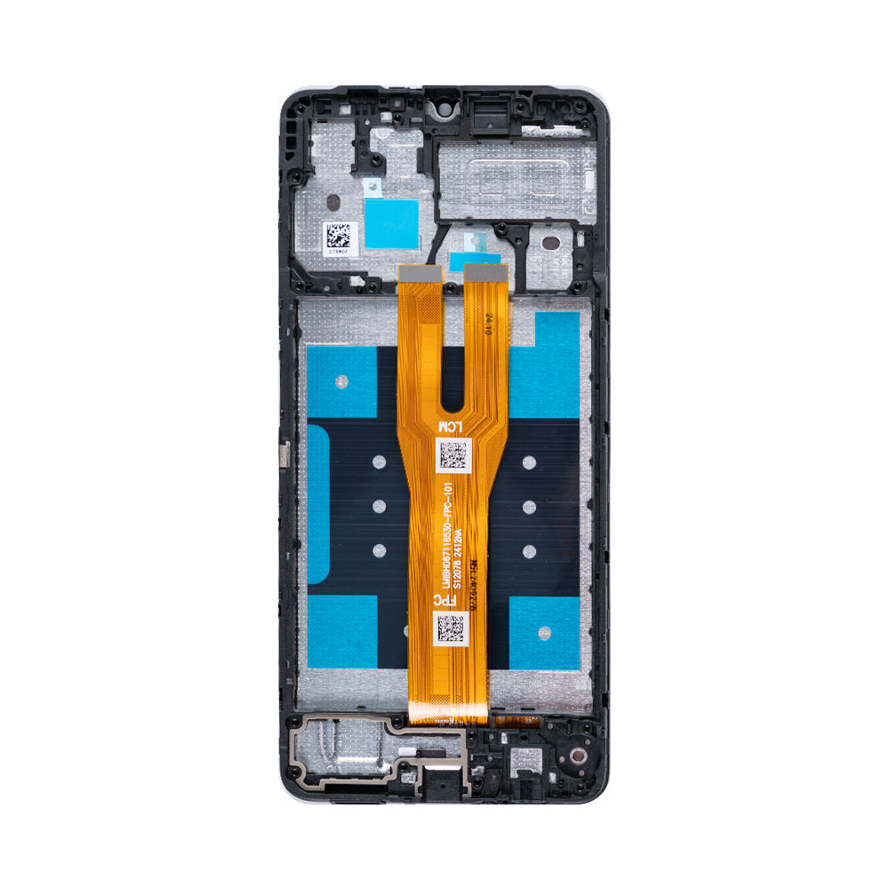 Samsung Galaxy A06 A065F Ecrã e Digitalizador com Moldura Preto Soft-OLED