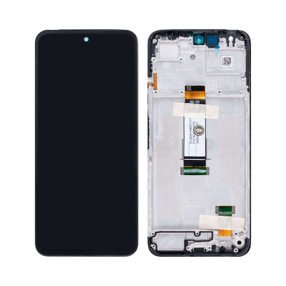 Ecrã e Digitalizador Xiaomi Poco M6 4G com Aro Preto OEM